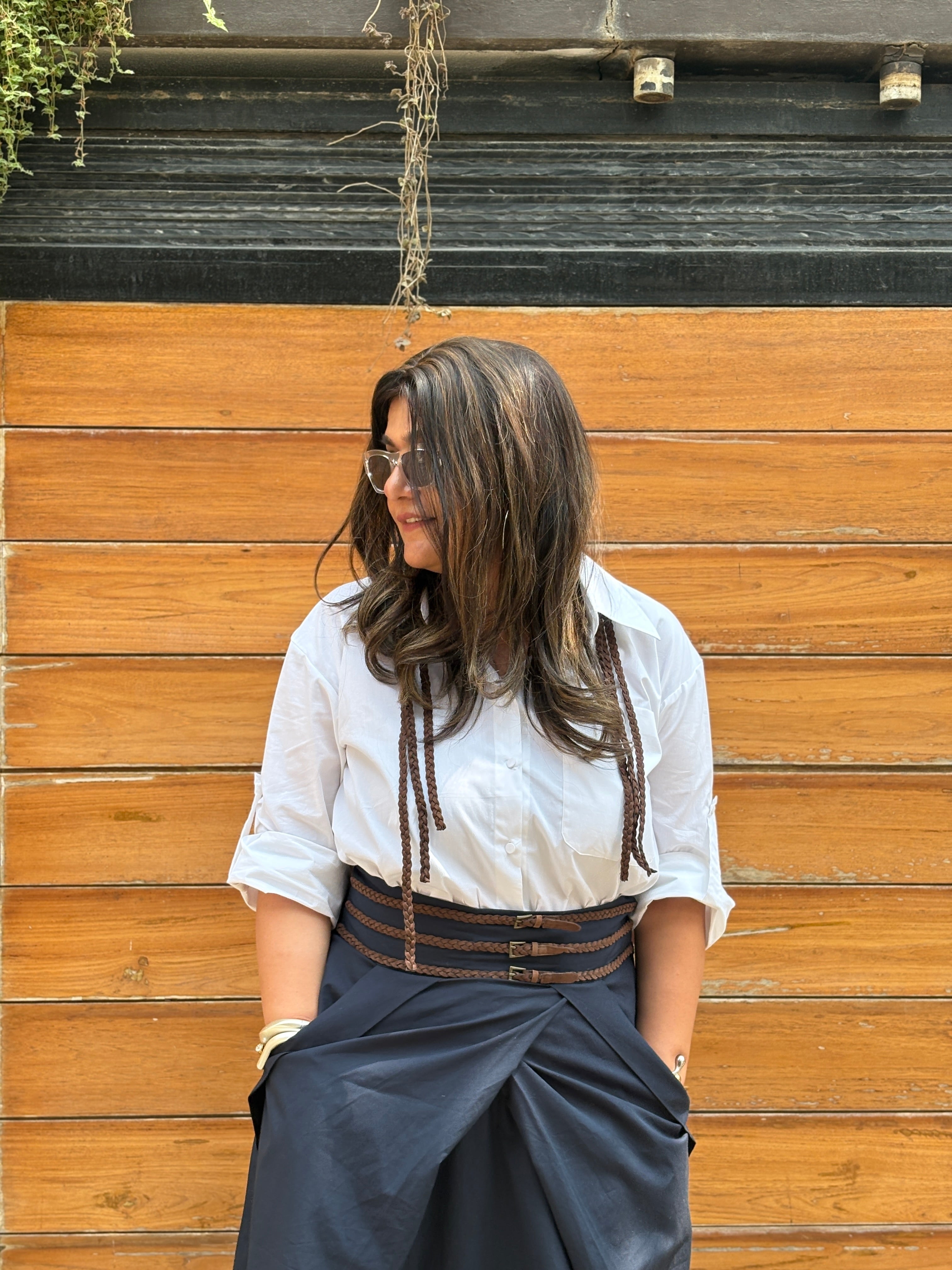 Wrap skirt with Shirt