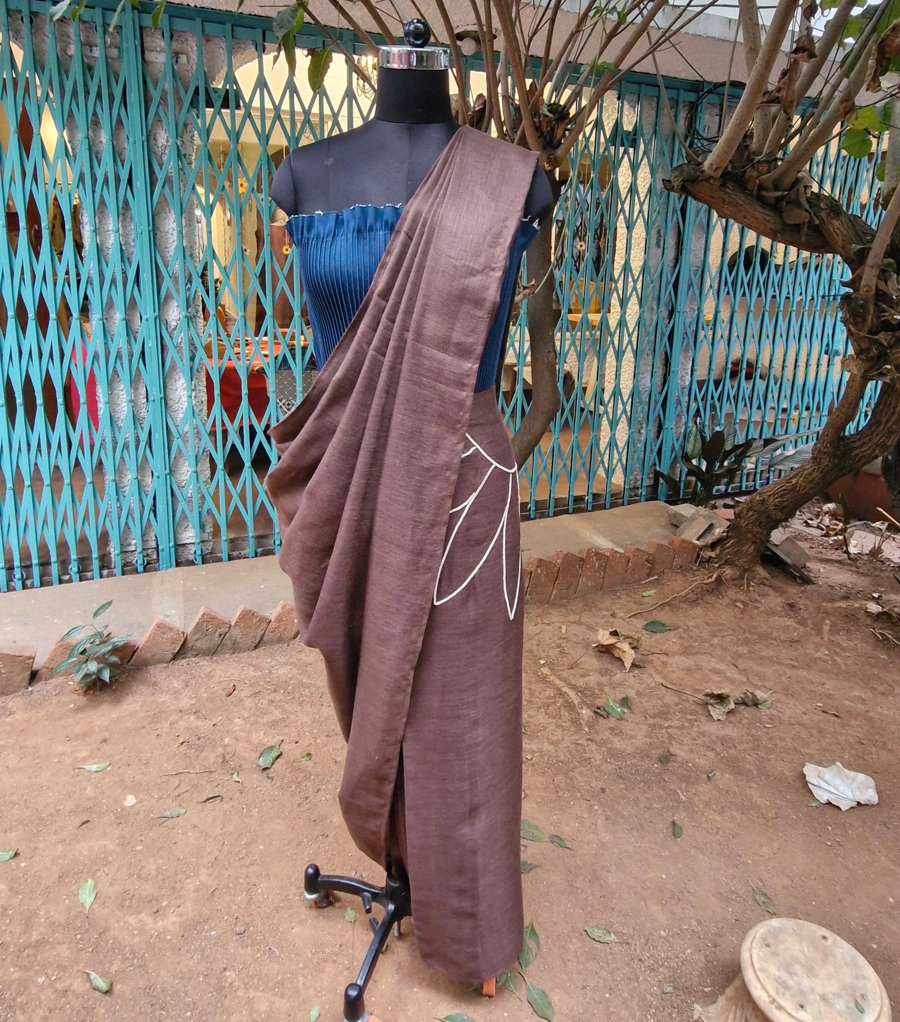 Linen blooming sunflower