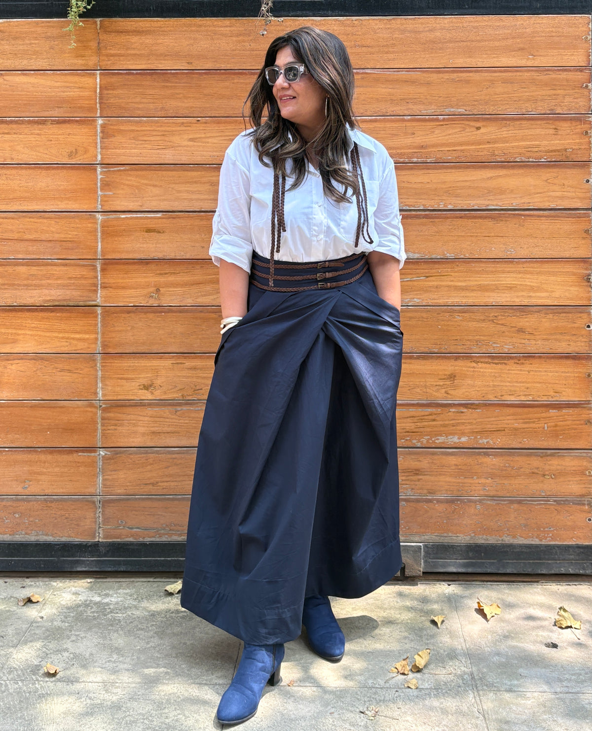 Wrap skirt with Shirt