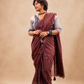 Wine mul saree