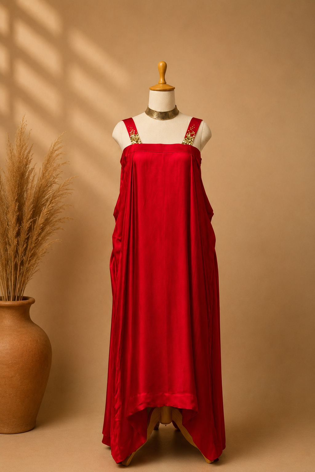 Aster cowl band dress