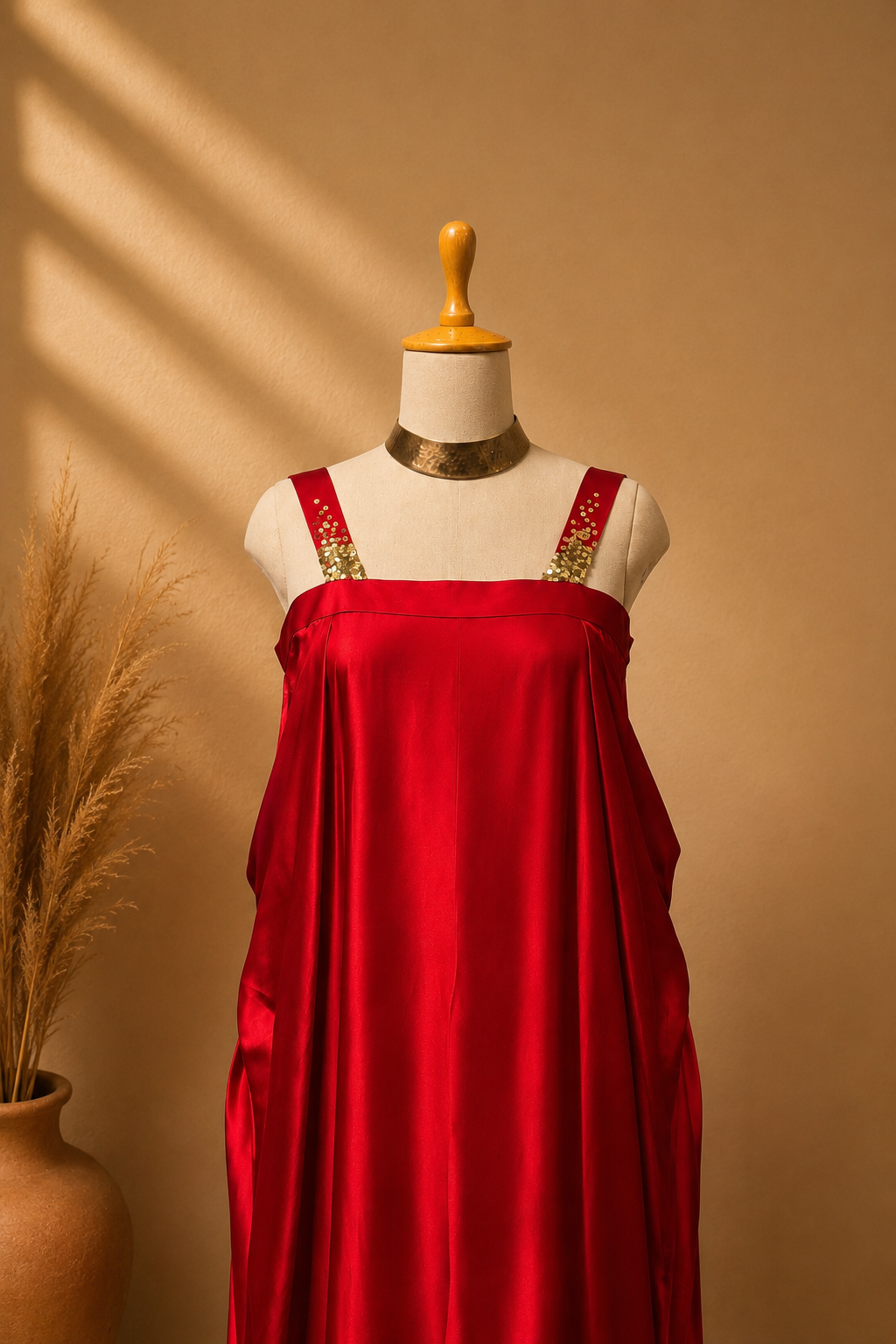 Aster cowl band dress