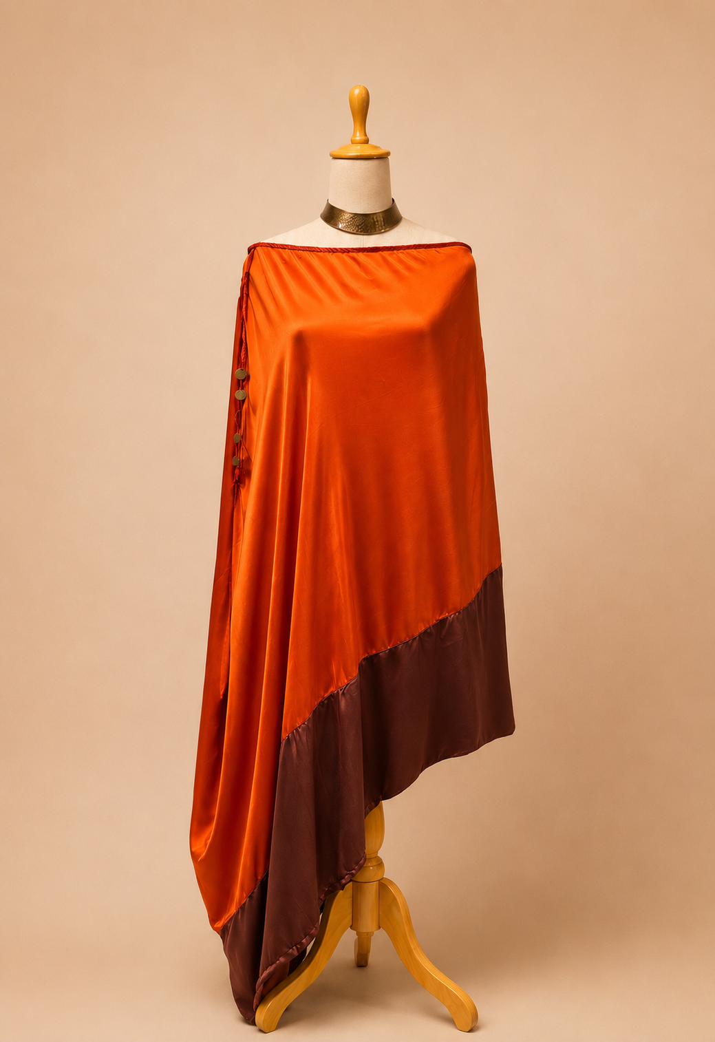 Aveline Colour Block Cowl Dress