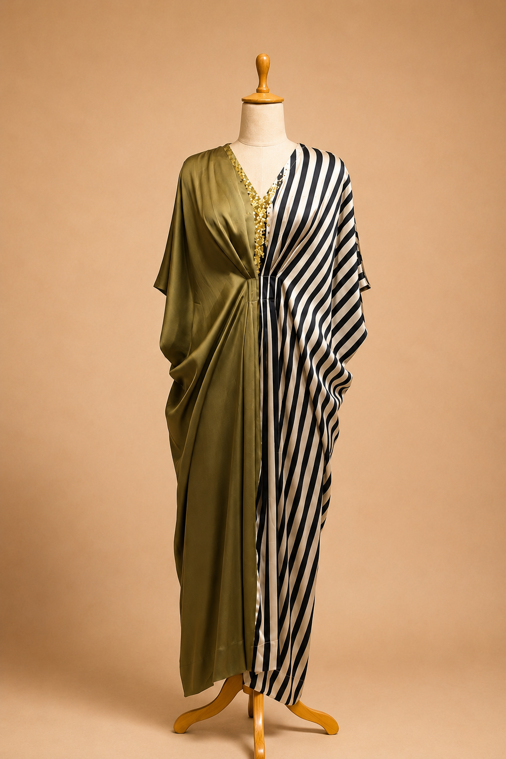 Stellar drape kaftan